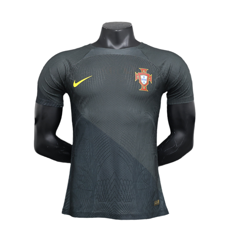 Camisola Portugal Treino Preta 24/25 Torcedor Masculina