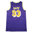 Jersey NBA BAPE x Mitchell & Ness Lakers ABC