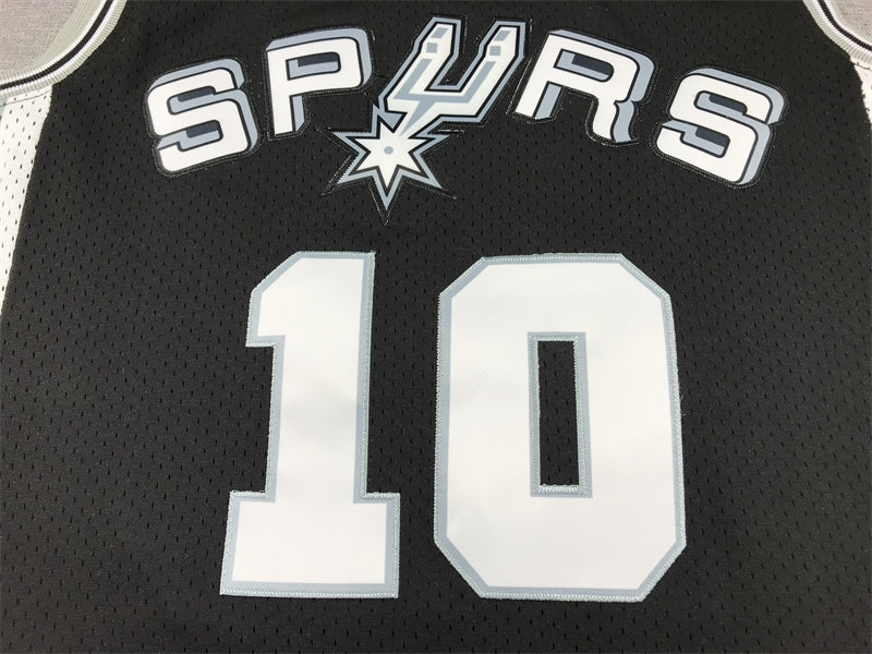 Jersey NBA Men's Mitchell & Ness Dennis Rodman Black San Antonio Spurs 2001/02 Hardwood Classics Swingman