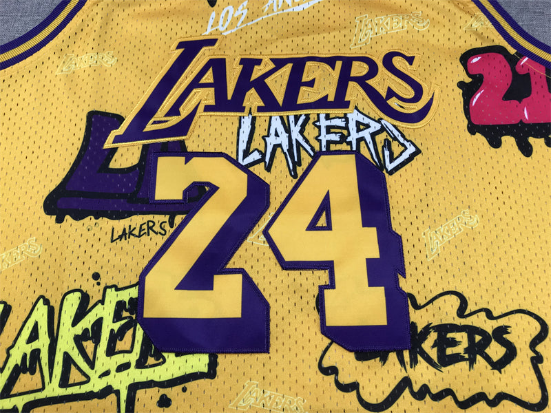 Jersey NBA Los Angeles Lakers Edição especial - amarela
