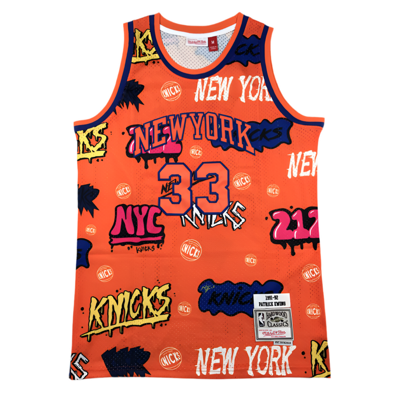 Jersey NBA New York Knicks Icon Edição Especial 2022/23 laranja