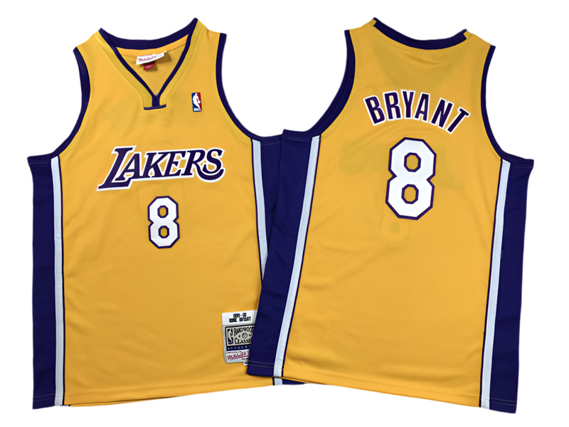 Jersey NBA Los Angeles Lakers 1999 amarelo