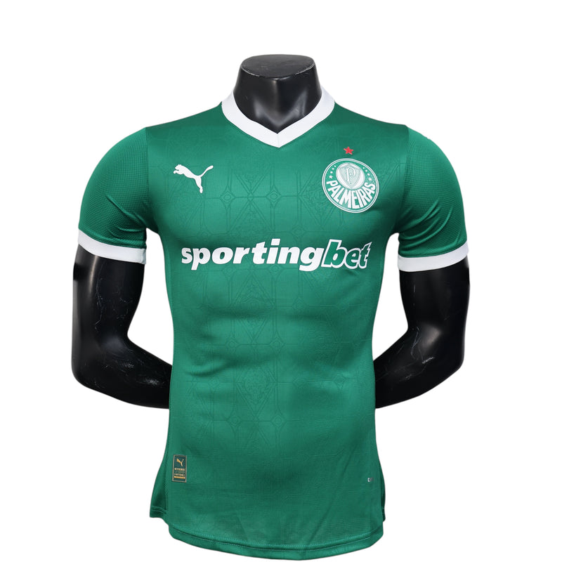 Camisola Puma Palmeiras 2025 Home Libertadores Patch