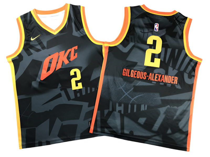 Jersey NBA Oklahoma City Thunder City Edition Azul 23/24 - Nike