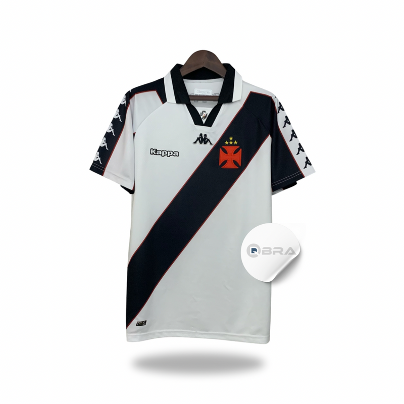 Camisola Kappa Vasco II Retrô 1997 - Masculino - Branco