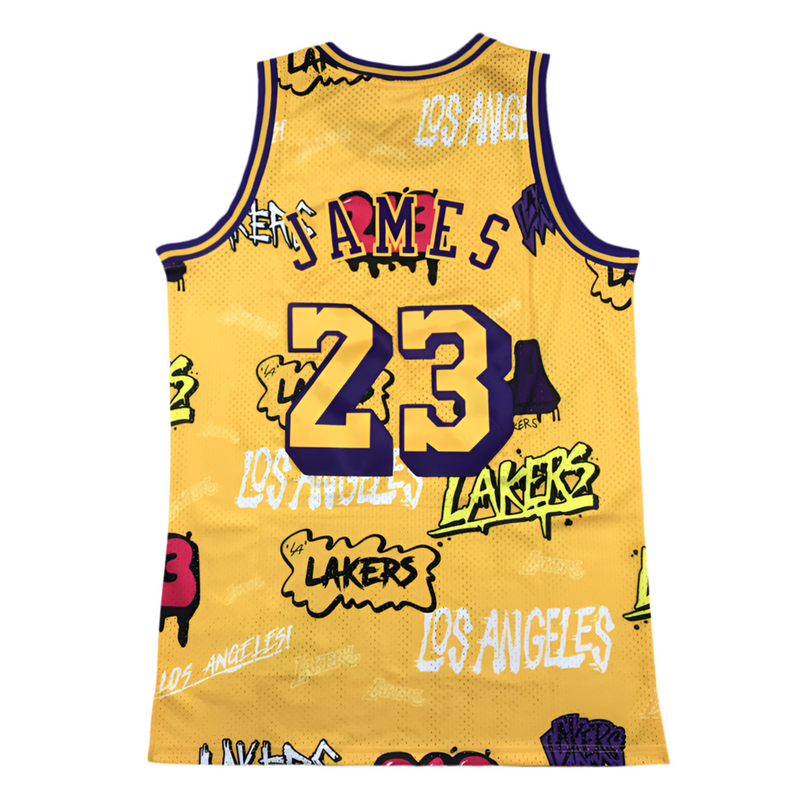 Jersey NBA Los Angeles Lakers Edição especial - amarela