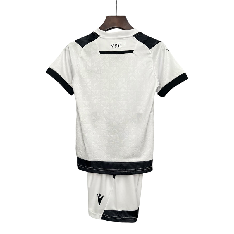Conjunto Kit Criança Vitória Sc Alternativo 2025/26 branco