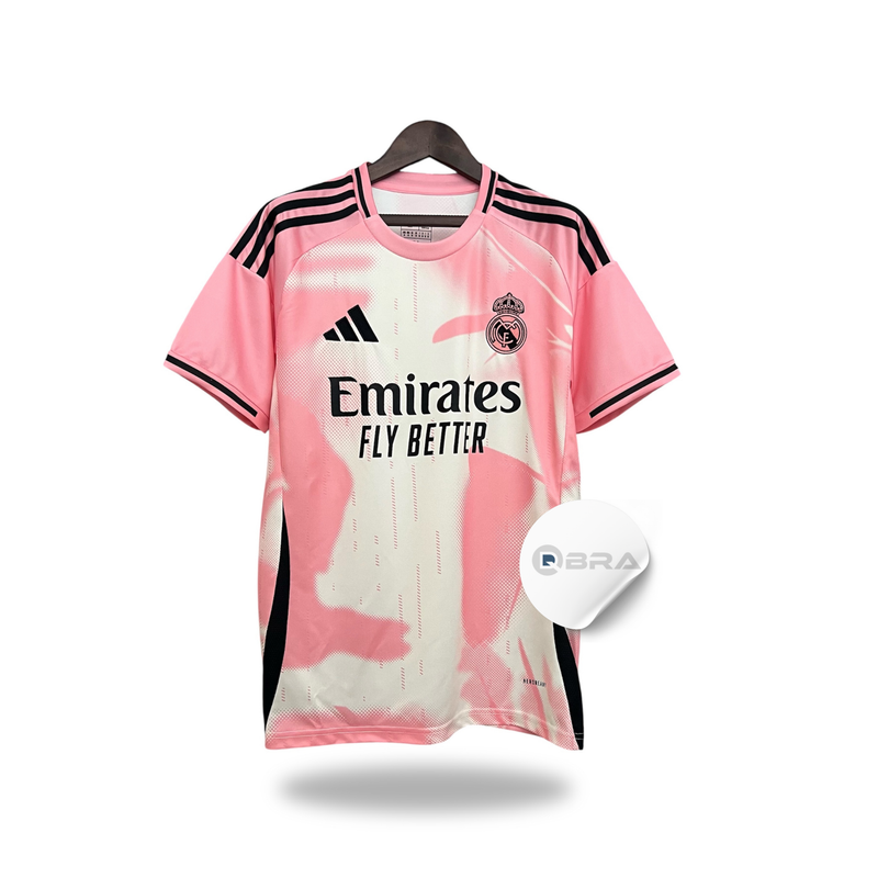 Camisola Real Madrid Retrô I 14/15 - Rosa