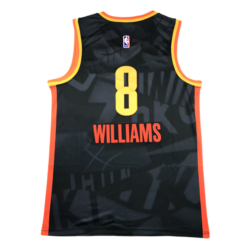 Jarsey NBA Oklahoma Thunder jordan edition shai Preta