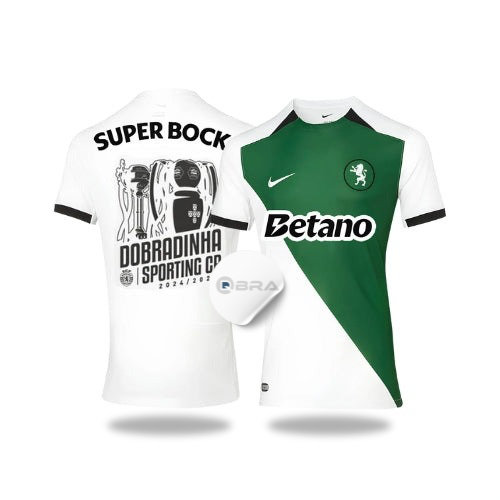 Camisola Sporting Edição Especial "Stromp" 24/25 - Edição Dobradinha (cópia)