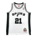 Jersey NBA Tim Duncan San Antonio Spurs Hardwood Classics 1998-99 Authentic - White