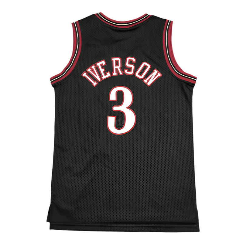 Jersey NBA Mitchell & Ness Philadelphia 76ers Road 2000-01 Allen Iverson preta