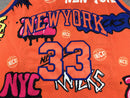 Jersey NBA New York Knicks Icon Edição Especial 2022/23 laranja