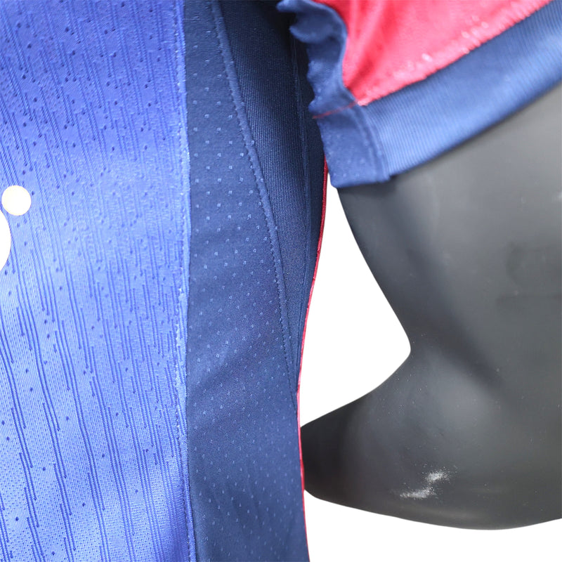 Camisola Barcelona 24/25 COLDPLAY - Masculina - Modelo Player - Azul