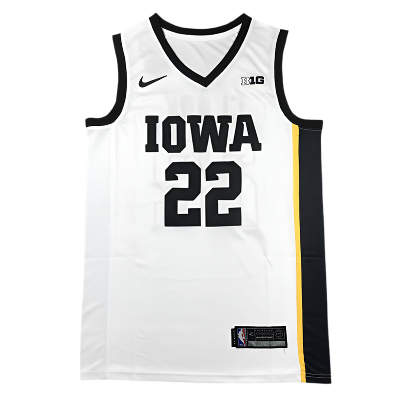Jersey NBA Signed Iowa Hawkeyes 2024 branco