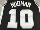 Jersey NBA Men's Mitchell & Ness Dennis Rodman Black San Antonio Spurs 2001/02 Hardwood Classics Swingman