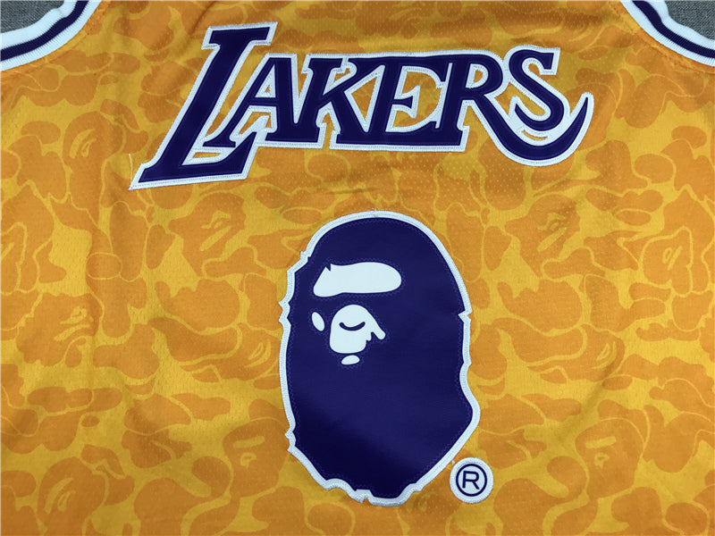 Jersey NBA Início Lakers Los Angeles Lakers x BAPE