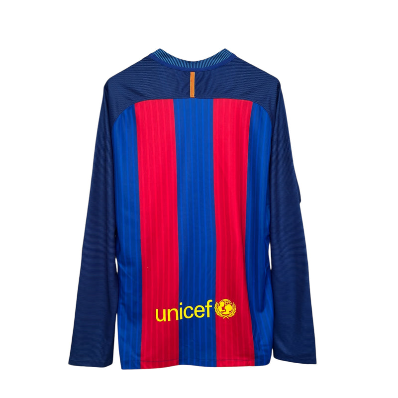 Camisola FC Barcelona 2016/17 - Manga Longa - Retrô