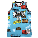 Jersey NBA Edição Especial Memphis Grizzlies Bibby 10 Edição Jogador Silk