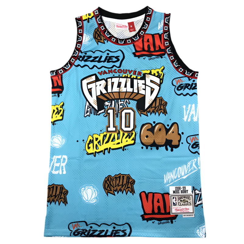 Jersey NBA Edição Especial Memphis Grizzlies Bibby 10 Edição Jogador Silk