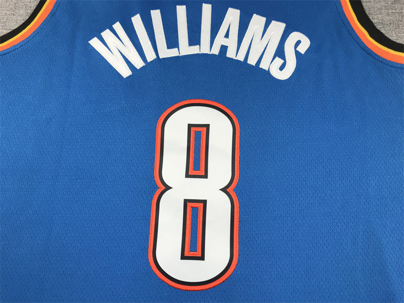 Jarsey NBA Oklahoma Thunder jordan edition shai Azul