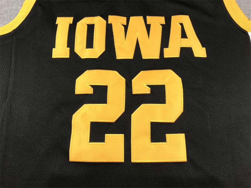 Jersey NBA Signed Iowa Hawkeyes 2024 black