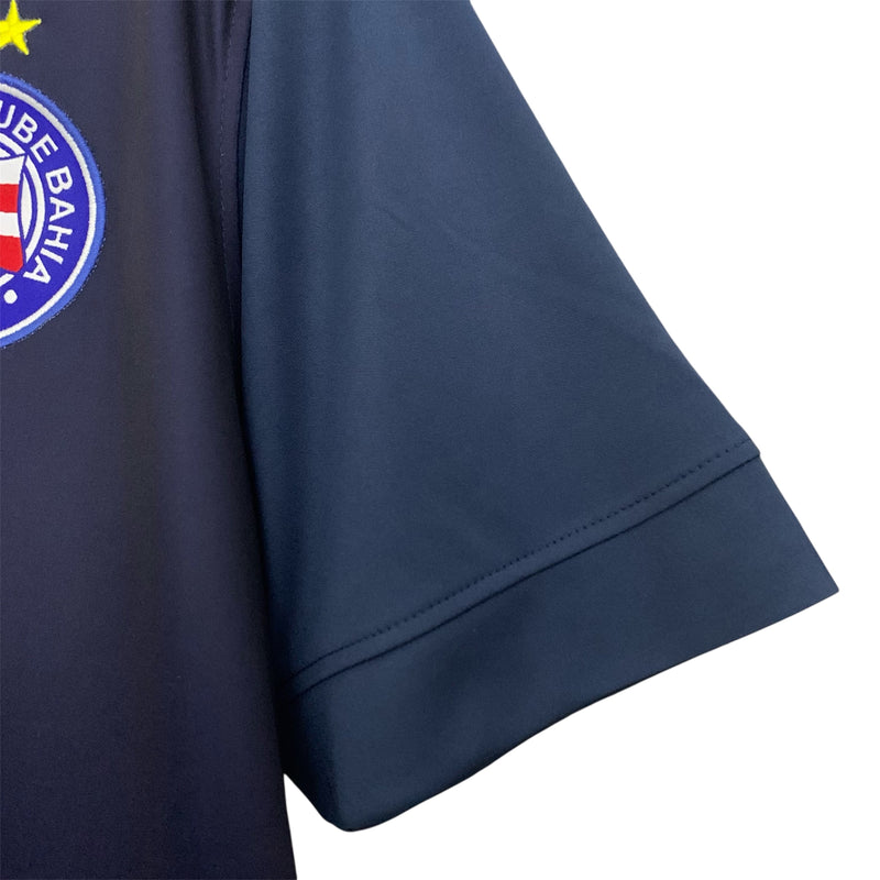 Camisa Bahia III 13/14 - Versão Retrô Azul e Rosa Degradê