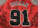 Jarsey NBA Men's Mitchell & Ness Dennis Rodman Red Chicago Bulls 1997/98 Hardwood Classics