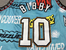 Jersey NBA Edição Especial Memphis Grizzlies Bibby 10 Edição Jogador Silk