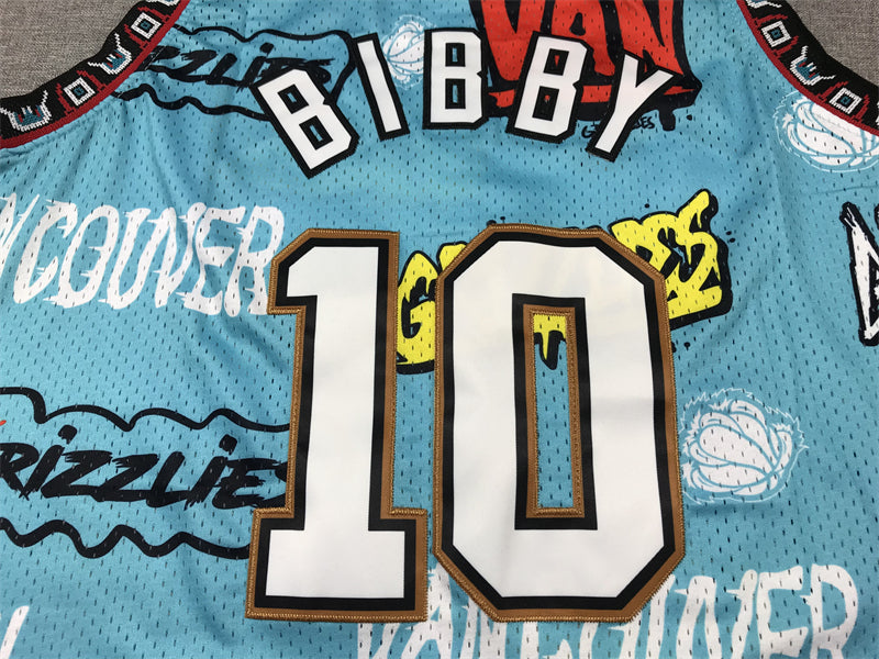 Jersey NBA Edição Especial Memphis Grizzlies Bibby 10 Edição Jogador Silk
