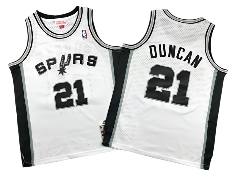 Jersey NBA Tim Duncan San Antonio Spurs Hardwood Classics 1998-99 Authentic - White
