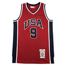 Jersey NBA Michael Jordan USA Basketball Mitchell & Ness 1984 retro Vermelho