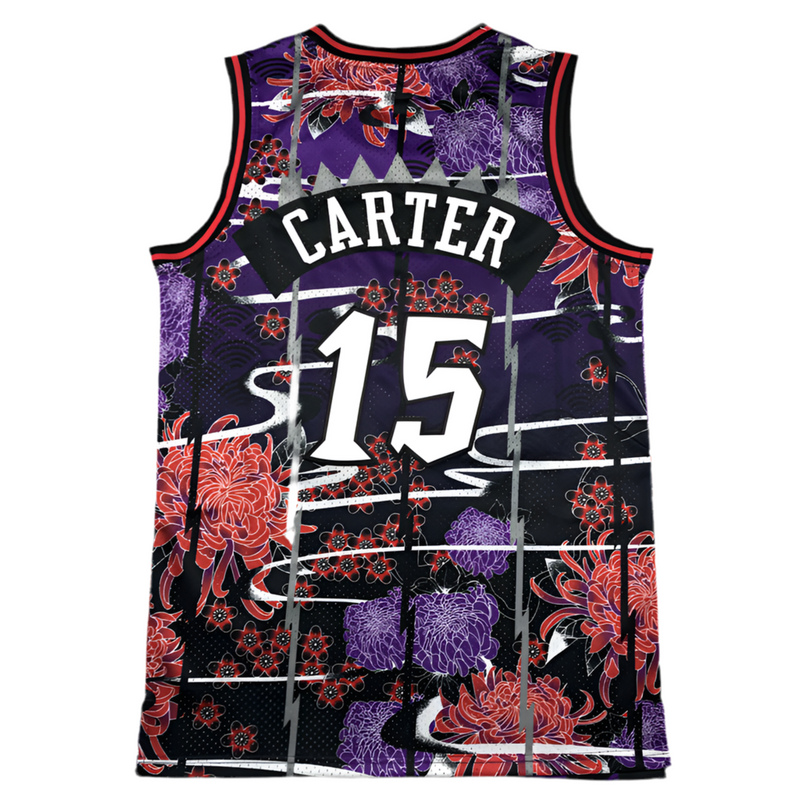 Jersey NBA Toronto Raptors Vince Carter “Japan” Special