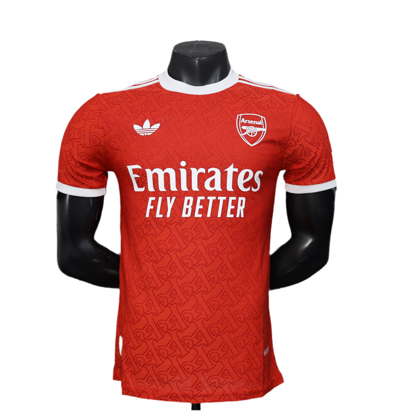 CAMISOLA VERSÃO PLAYER DO ARSENAL 25/26 VERMELHO