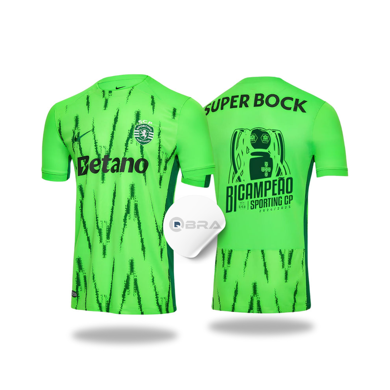 Camisola Sporting Terceiro 24/25 - Edição Bicampeão