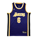 Jersey NBA Los Angeles Lakers LeBron James 2023 Purple