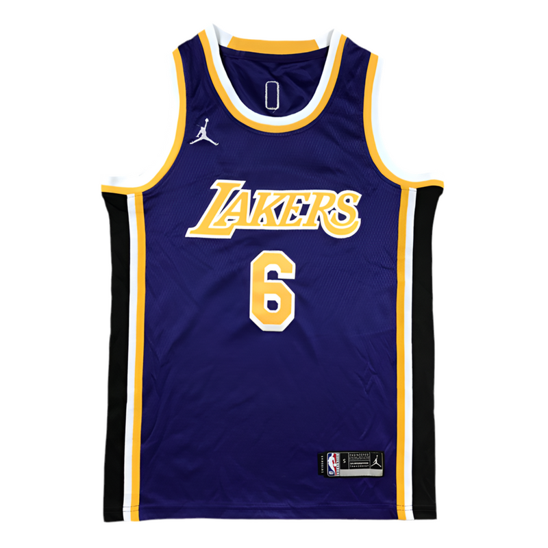 Jersey NBA Los Angeles Lakers LeBron James 2023 Purple