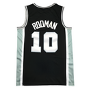Jersey NBA Men's Mitchell & Ness Dennis Rodman Black San Antonio Spurs 2001/02 Hardwood Classics Swingman