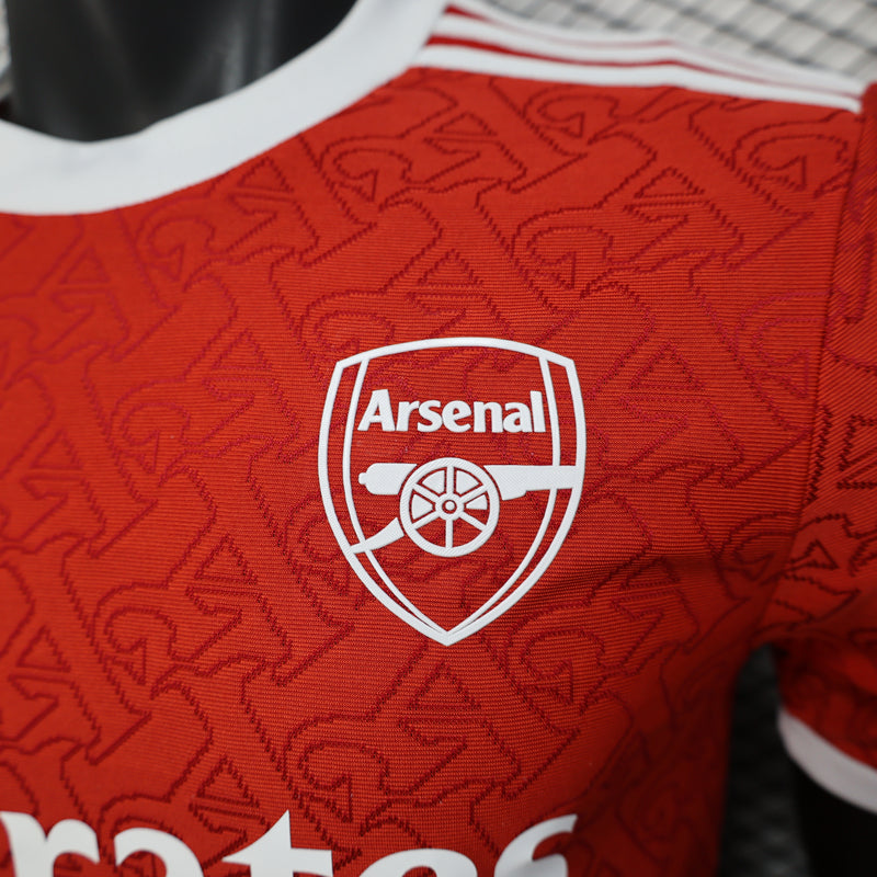 CAMISOLA VERSÃO PLAYER DO ARSENAL 25/26 VERMELHO