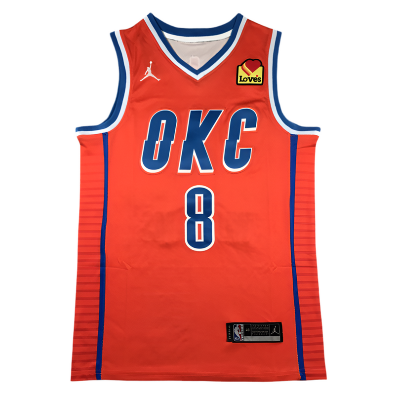 Jarsey NBA Oklahoma Thunder jordan edition shai