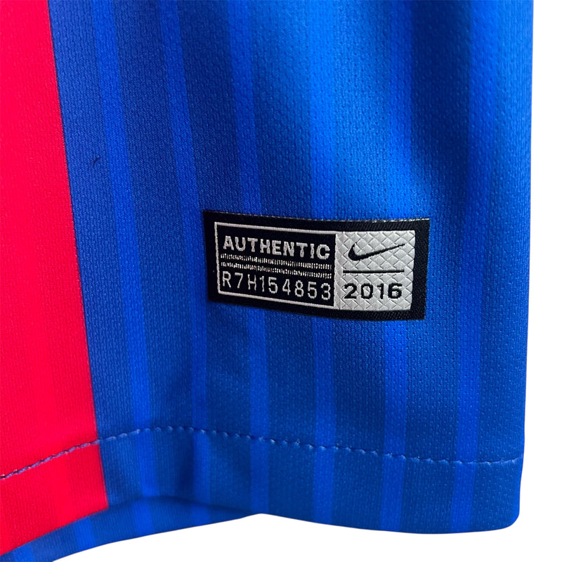 Camisola FC Barcelona 2016/17 - Manga Longa - Retrô