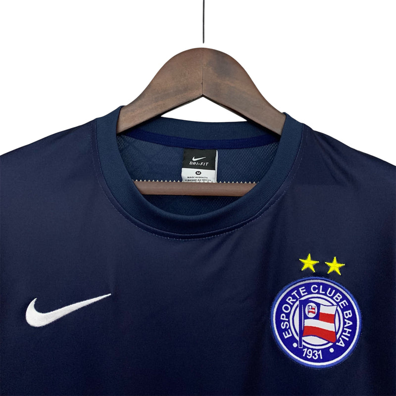 Camisa Bahia III 13/14 - Versão Retrô Azul e Rosa Degradê