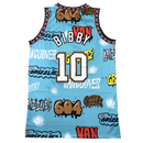 Jersey NBA Edição Especial Memphis Grizzlies Bibby 10 Edição Jogador Silk