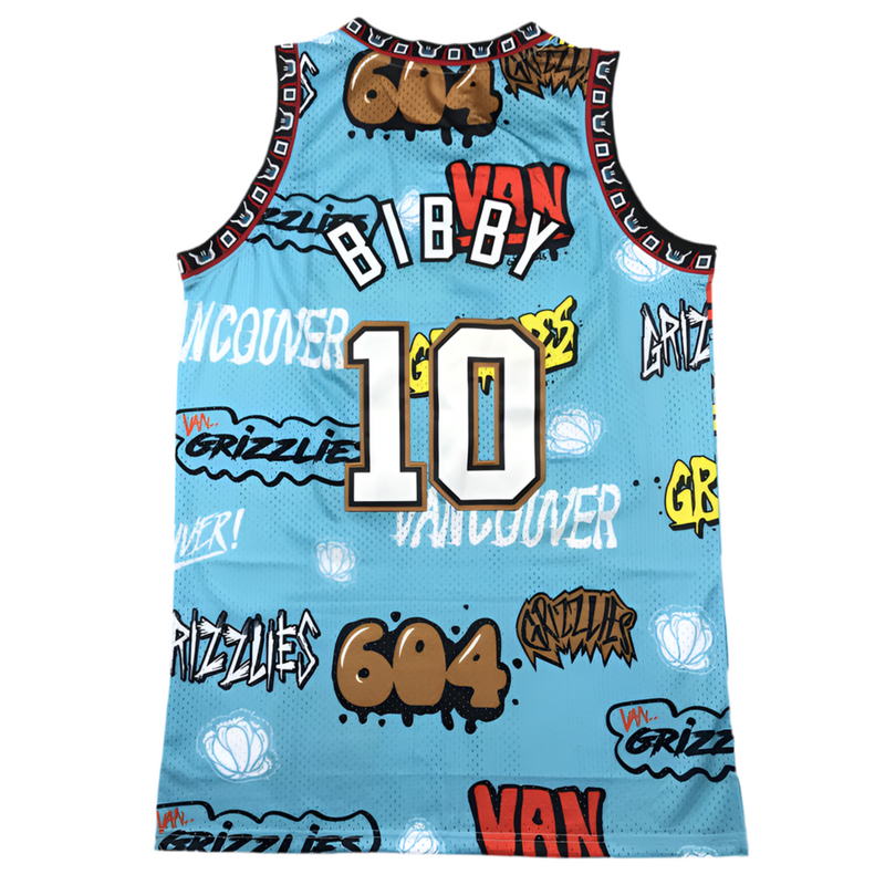 Jersey NBA Edição Especial Memphis Grizzlies Bibby 10 Edição Jogador Silk