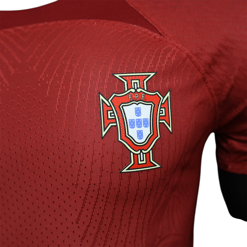 Camisola Portugal Primeiro Equipamento Match Mundial Qatar 2022