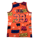 Jersey NBA New York Knicks Icon Edição Especial 2022/23 laranja