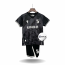 Conjunto Kit Criança Vitória Sc Alternativo 25/26 preto