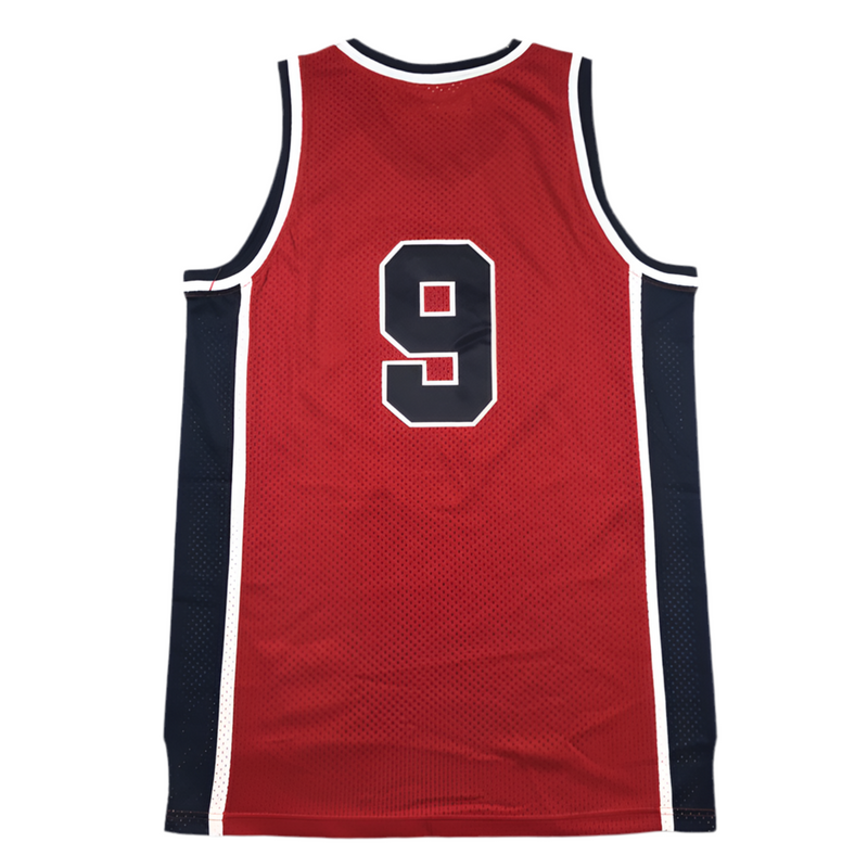 Jersey NBA Michael Jordan USA Basketball Mitchell & Ness 1984 retro Vermelho