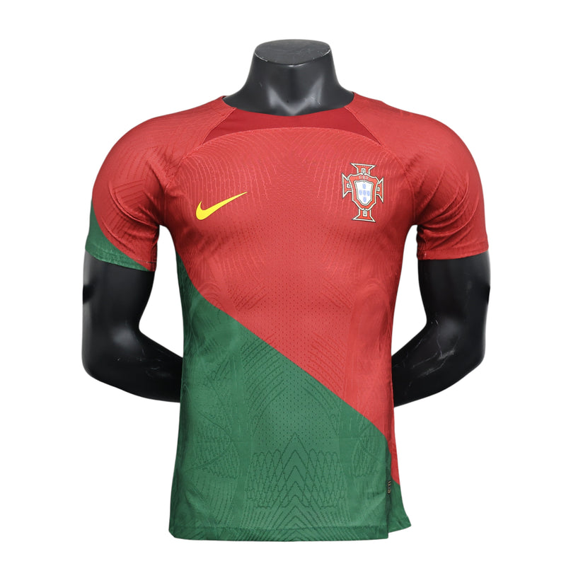 Camisola Portugal Primeiro Equipamento Match Mundial Qatar 2022
