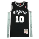 Jersey NBA Men's Mitchell & Ness Dennis Rodman Black San Antonio Spurs 2001/02 Hardwood Classics Swingman
